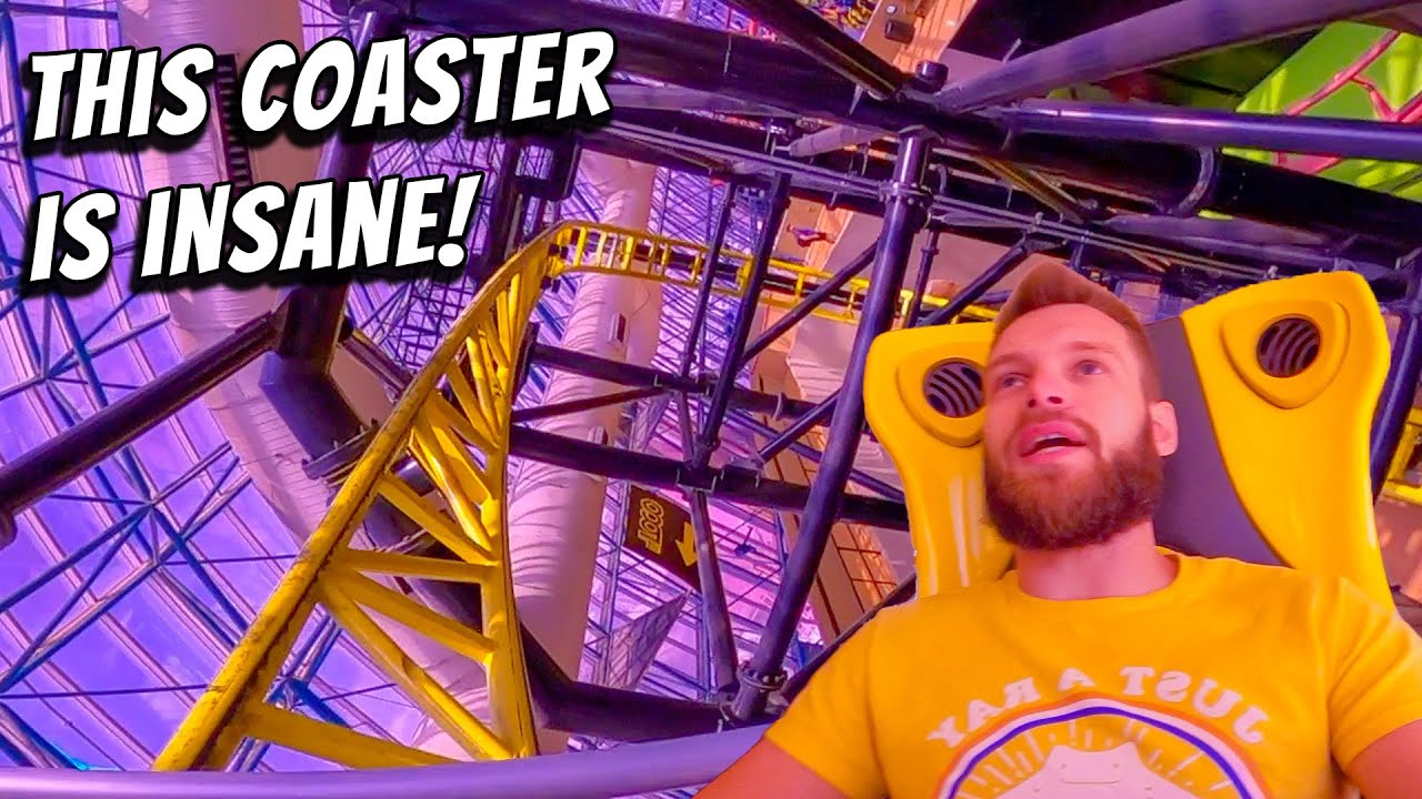 Катание на безумных аттракционах в цирке ADVENTUREDOME в Лас-Вегасе