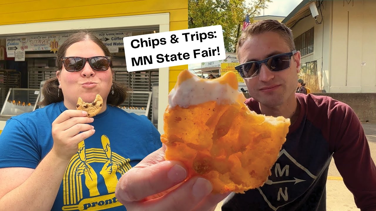 CHIPS AND TRIPS | MN State Fair Edition! (Australian Battered Potatoes + Sweet Martha's Cookies)