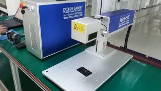 How to install and use 69mm rotary fixture for split type fiber laser marking machine?