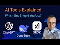 AI Tools Explained and Compared: DeepSeek, Grok, and ChatGPT – Which One Works Best (real use cases)