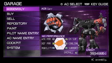 Armored Core 3 Silent Line Portable The Fallen Javelin AI Arena Rocket No Death Run