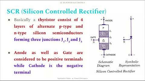 EE305 Power Electronics - Mod1-Part1 - Structure of SCR