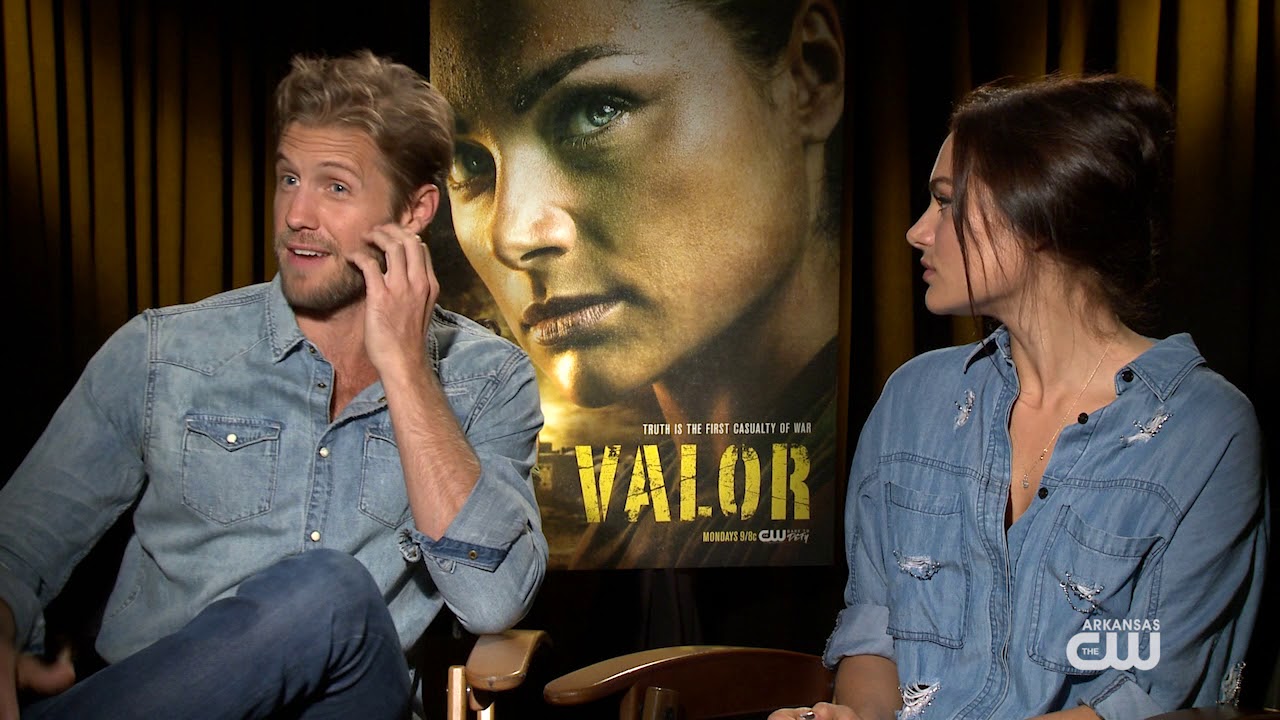 Download Interview with the cast of the New CW show "Valor"