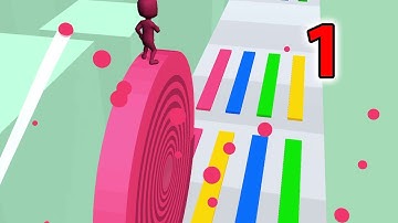 Layers Roll - Level  3-8  - Gameplay Walkthrough - All Level (iOS, Android)