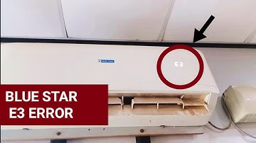 E3 ERROR IN BLUE STAR SPLIT AC REPAIRING STEP BY STEP IN HINDI ||HOW TO REPAIR AC IN HINDI #mractech