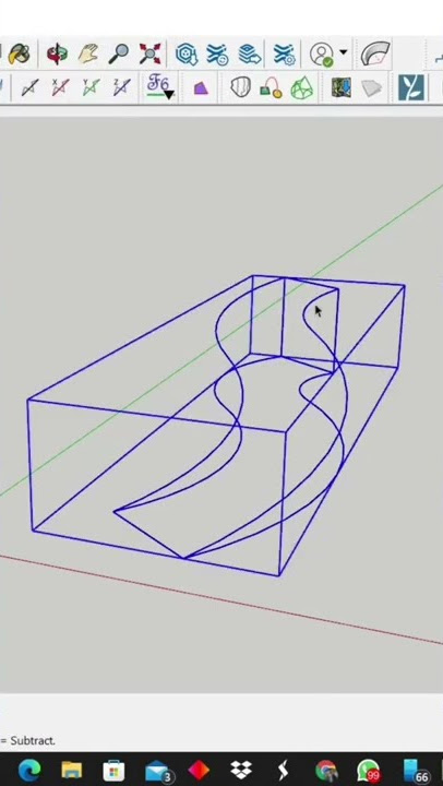 How to make Ramp in Sketchup