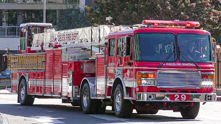 LAFD Light Force 29 (both reserves) Responding x3