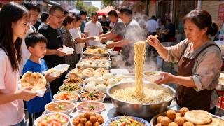 What Chinese Office Workers Eat for Lunch in Zhengzhou | Shaobing, Noodles & Local Comfort Food