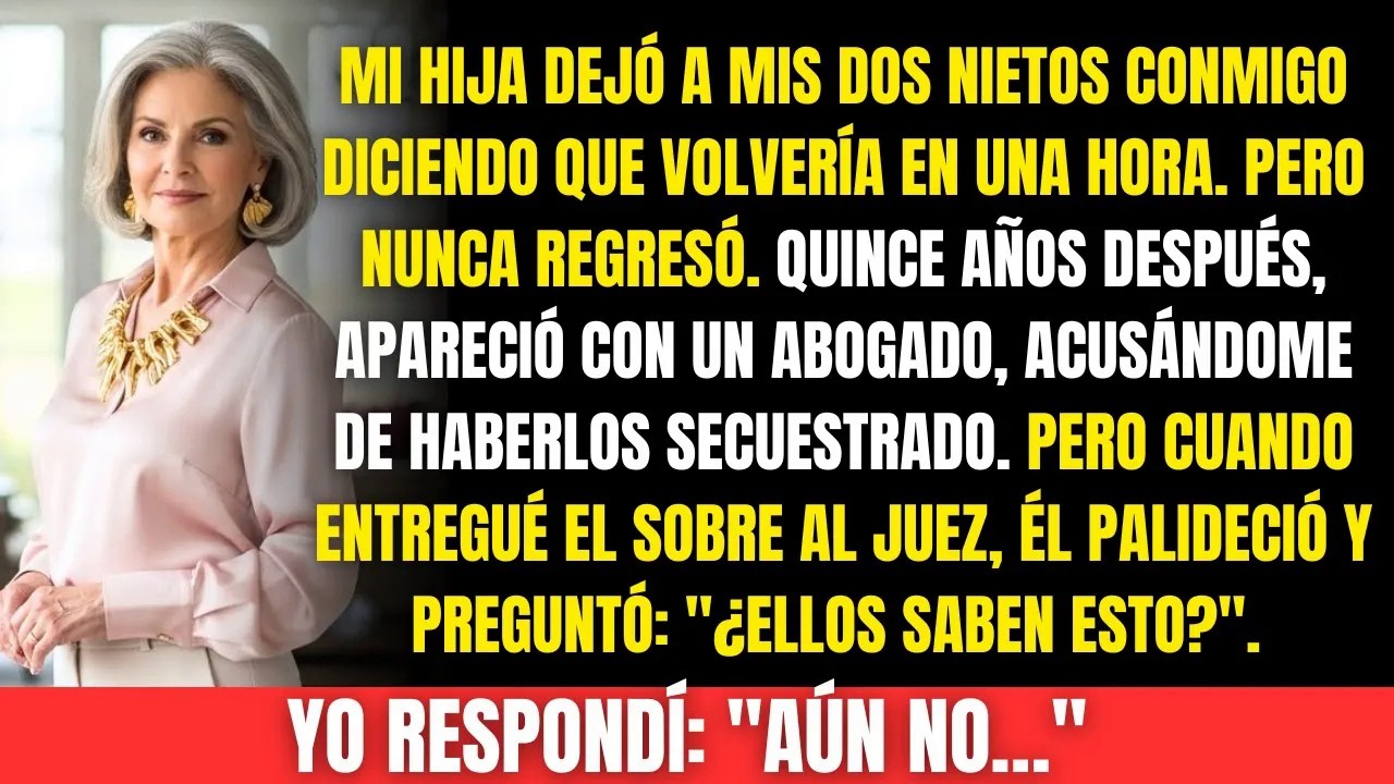 Mi hija me acusó de secuestrar a mis nietos… pero lo que entregué al juez la hizo temblar