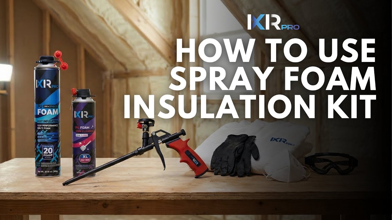 How to Use Spray Foam Insulation Kit | Step-by-Step Guide - YouTube