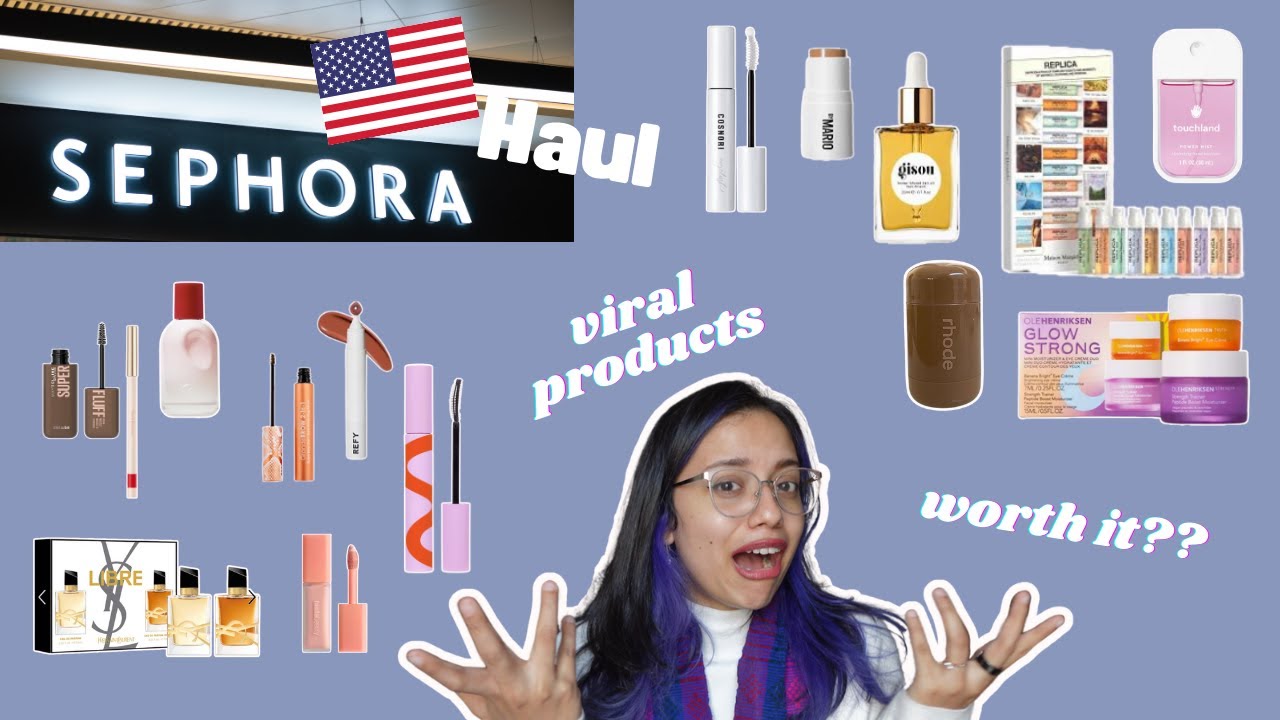 Вирусный обзор покупок косметики в Sephora USA | Rhode, Tower 28, Glossier, Gisou, REFY, Makeup b...