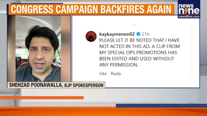 Kay Kay Menon Denies Participation in Congress’ ‘Vote Chori’ Video  Controversy | News9