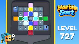 Marble Sort Level 727 (Hard) Walkthrough Solution