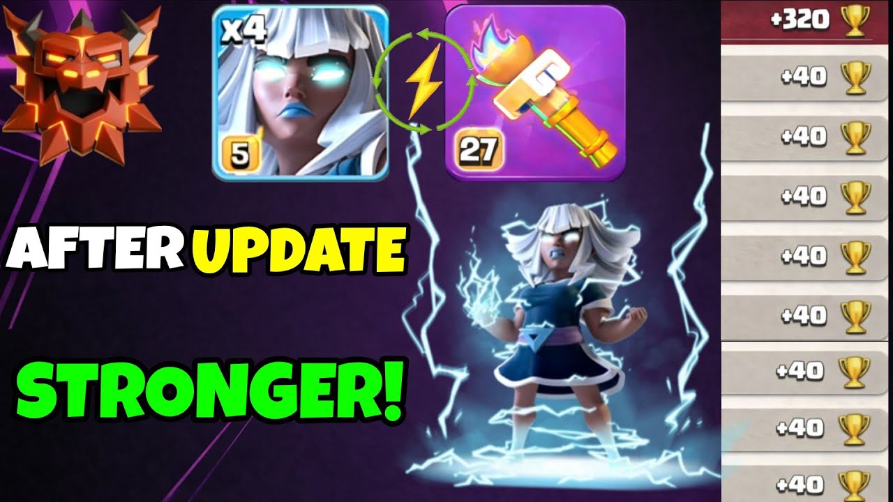 NEW Update Made E-Titan OP in Legend League! 😱🔥 NEW Best TH18 Attack Strategy in Clash of clans