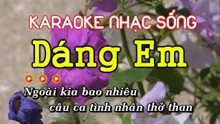 Miniatura de vídeo de "Karaoke Dáng Em - Beat Chuẩn Nhạc Sống Dễ hát Karaoke Andy 2019"