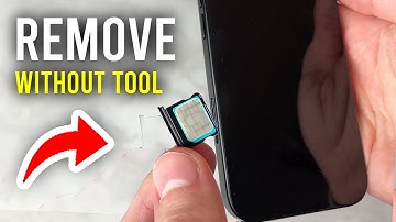 How To Remove A SIM Card Without The Tool - Full Guide