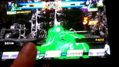 UMvC3 Hitboxes: Vergil BnB