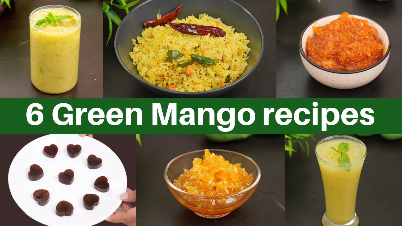 कच्चे आम की ६ बेहतरीन और आसान रेसिपी | 6 Green Mango Recipes | Mango Recipes | Mango |Kabitaskitchen | Kabita Singh | Kabita