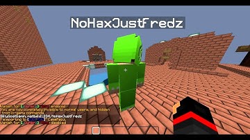 NoHaxJustFreddy Fly Hacking On My Server !!!