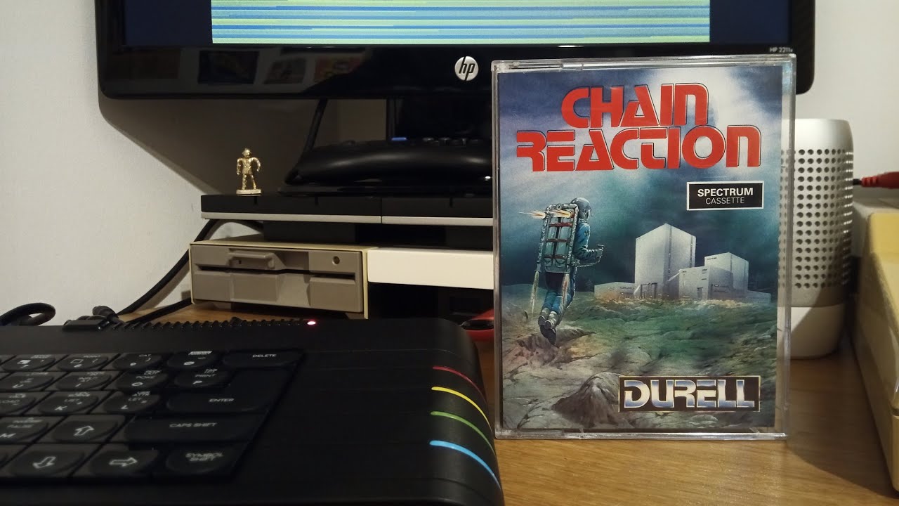 Chain Reaction on ZX Spectrum Durell Software - YouTube