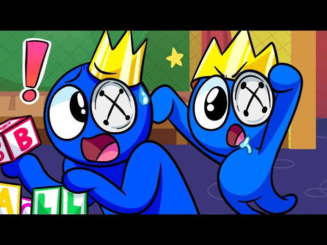 BLUE Have A New BABY BLUE!? - Rainbow Friends Roblox Animation