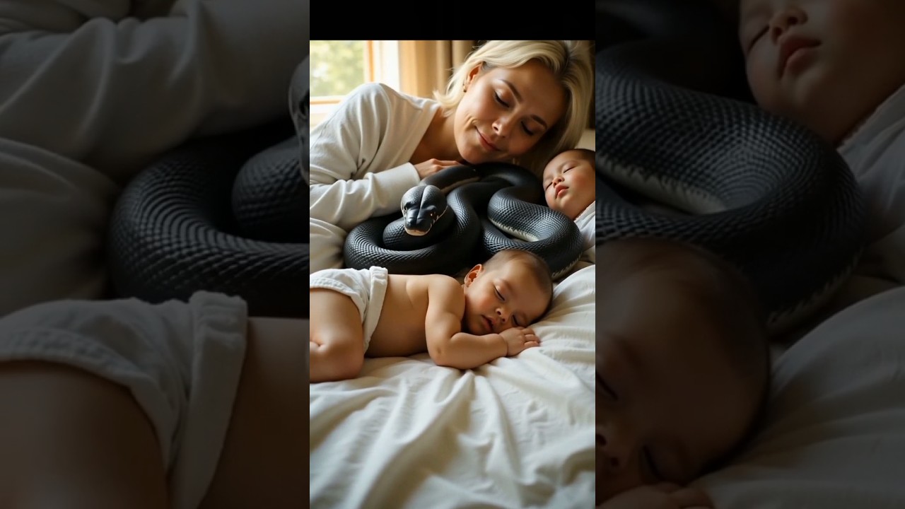 🤪 2 Sleeping Babies & a Snake – Pure Peace & Protection 🐍👶👵✨ 