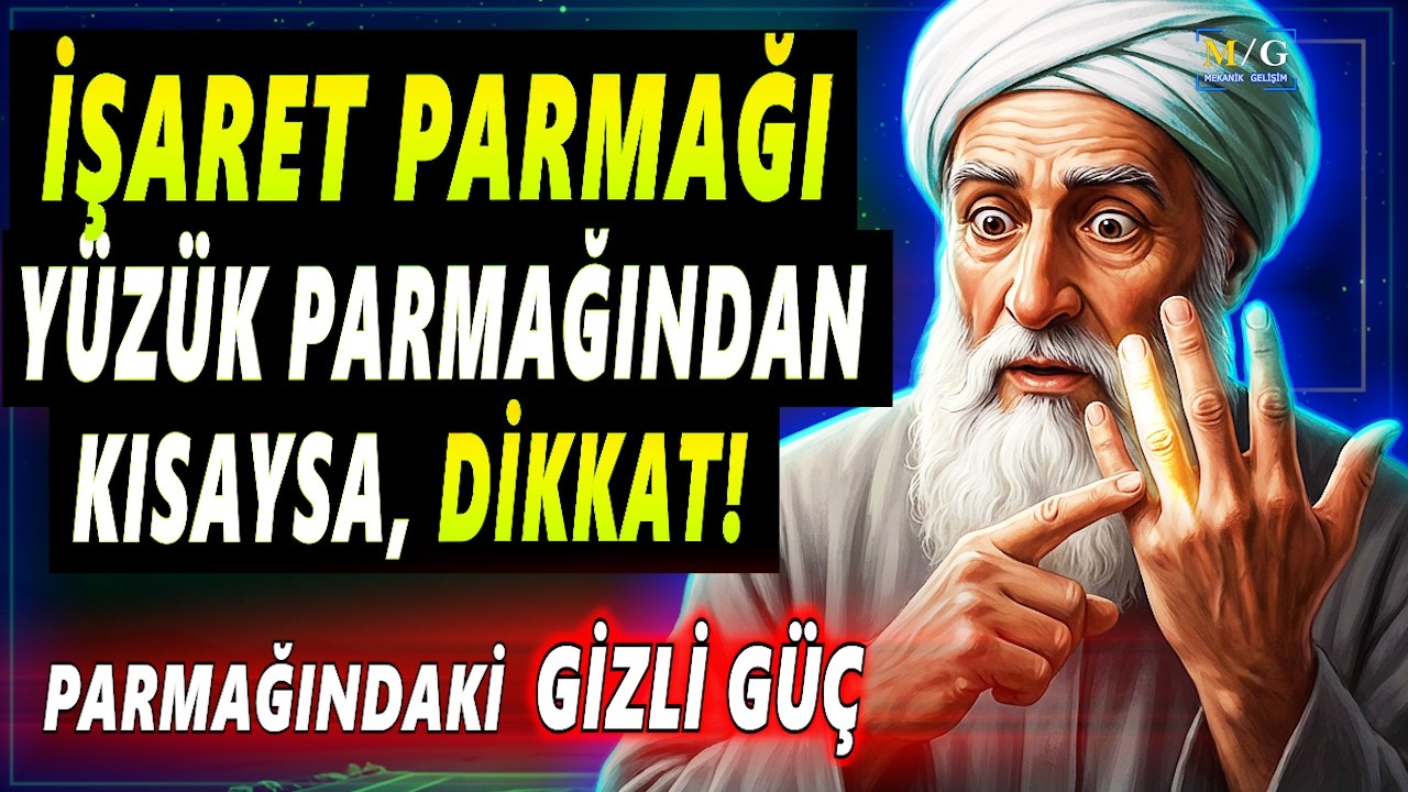 İşaret Parmağınız Yüzük Parmağınızdan Kısaysa Bu Videoyu Mutlaka İzleyin!  | Tasavvuf Düşünce