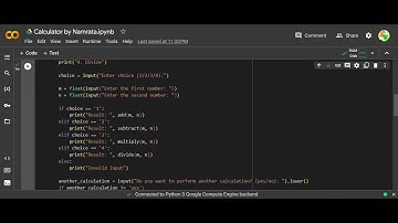 #Task 1: Building a #Basic_Calculator in Python TechnoHacks EduTech Official Internship 2023