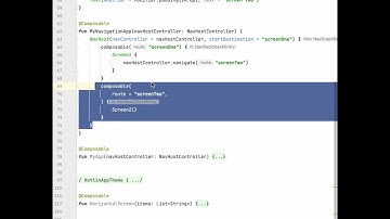 How to do Navigation in Compose.