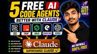 4 Free Ai Coder Assistant 100% | Claude Code Free Supported