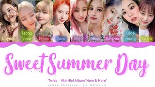 TWICE - 'Sweet Summer Day' Lyrics Color Coded (Han/Rom/Eng)