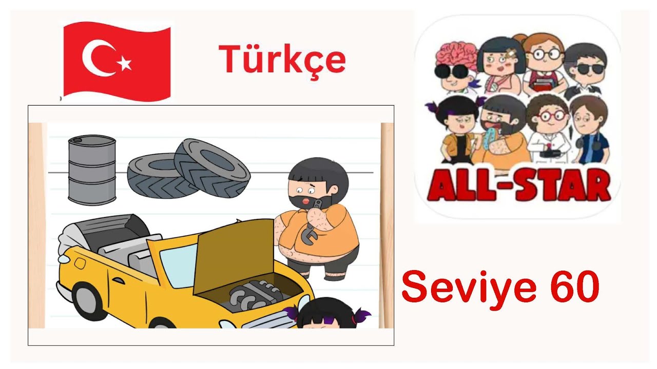 Brain Test All Star Seviye 60 Çözüm | Brain test all star (Türkçe