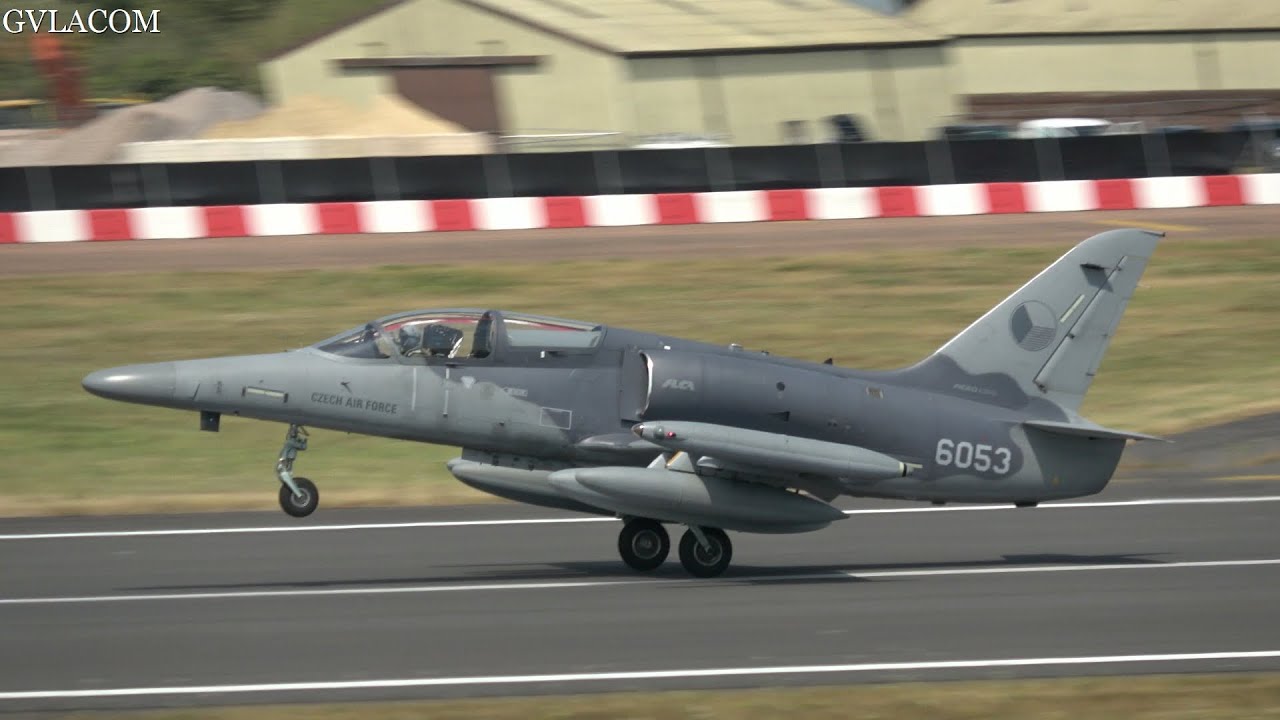 Czech Air Force Aero Vodochody L-159A ALCA departure RIAT2022