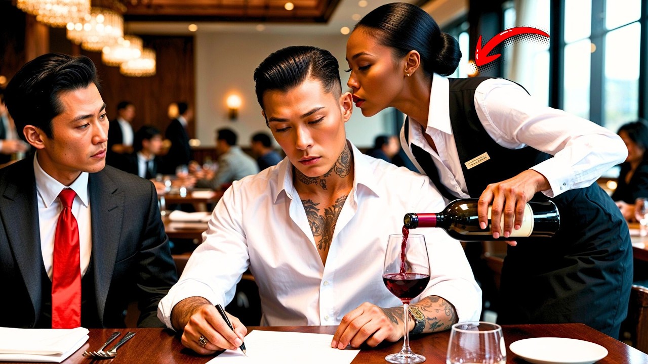 “Seu tradutor está mentindo!” — garçonete negra avisa o chefe da máfia antes de um acordo coreano