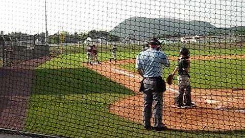 Jamie Huffman hitting a triple July 12, 2011   Cal...