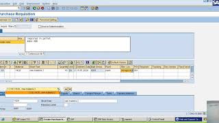 PR creation in sap (ME51/ME52/ME53)2 screenshot 4