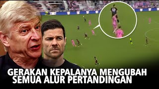 "MUSTAHIL Tapi Ini Nyata" Wenger & Xabi Kagum Lihat gerakan kepala Messi bisa Atur serangan Miami