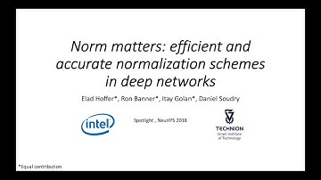 Norm matters, a spotlight paper in NeurIPS 2018.