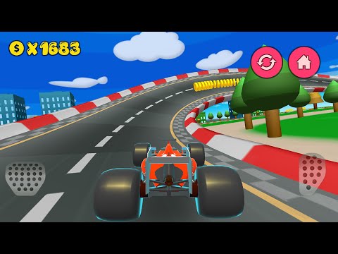 Cartoon Cars Driving