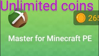 Master for minecraft pe unlimited coins and unlock all //master of Minecraft PE unlimited coins screenshot 2