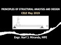 PSAD SITUATION 115: Stresses on a Circular Log (Beam) Subject to Single Moving Load | CELE May 2019