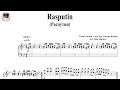 Rasputin Распу тин Boney M Piano Sheet Music Piano Tutorial