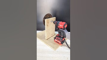 Tips for making a wood cutter from an angle grinder head #shorts #tips