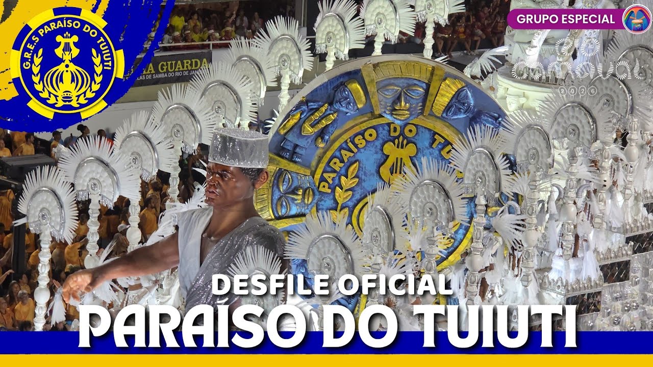 PARAÍSO DO TUIUTI 2026 | DESFILE OFICIAL NA SAPUCAÍ (VISÃO DA ARQUIBANCADA)