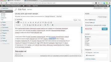 How do I add bold, italics, and other formatting to my WordPress Post or Page?