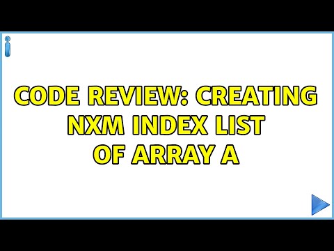 Code Review: Creating