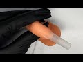 How To Glue Nail Tips on a Practice Finger | Nails for Beginners