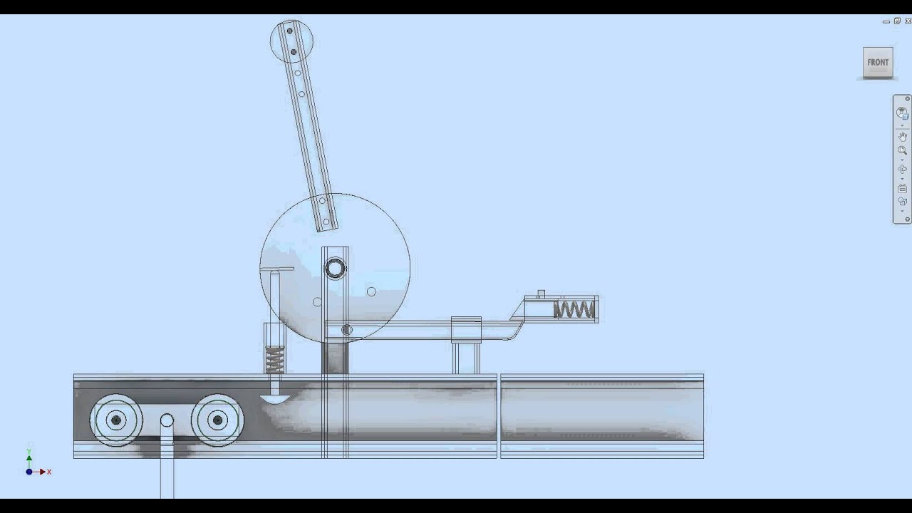 Dynamic Simulation Inventor Professional 2014 - YouTube
