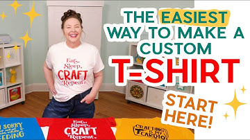 *BEST* Cricut Iron-on Vinyl Tutorial: Custom HTV T-shirt For Beginners!