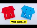 How to make easy origami paper elephant  for kids  craft ideas  paper craft easy  kids crafts